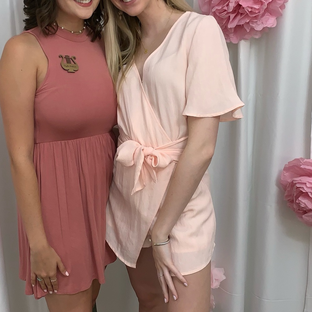 Light pink romper